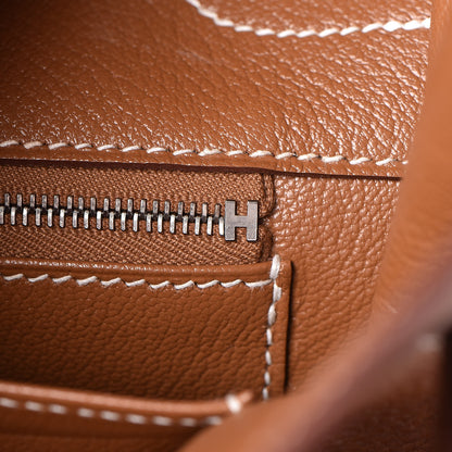 Hermes Natural Barenia Faubourg Birkin 35 Fauve 18 of 45