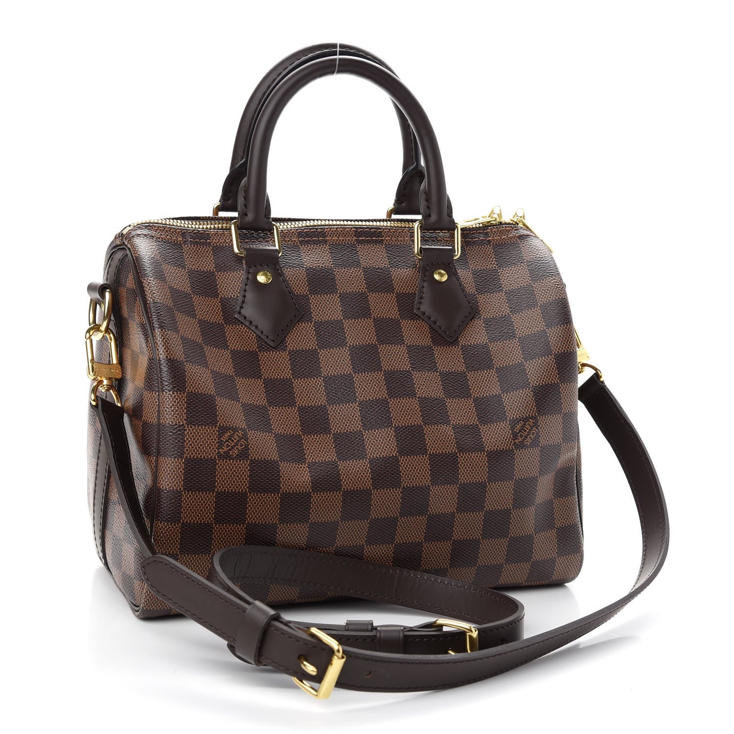 Louis Vuitton Damier Ebene Speedy Bandouliere 25 3 of 9