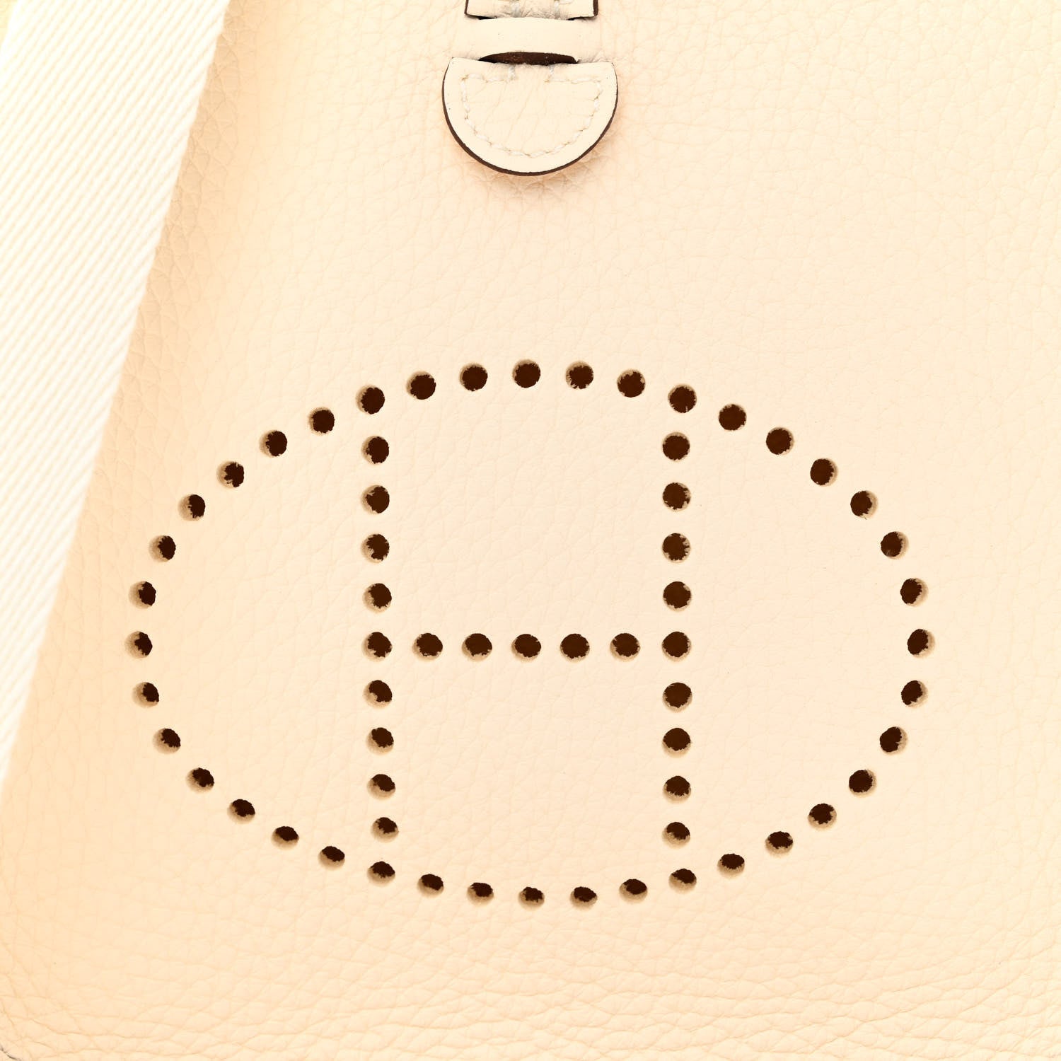 Hermes Taurillon Clemence Amazone Evelyne TPM Nata Craie 8 of 11