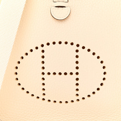 Hermes Taurillon Clemence Amazone Evelyne TPM Nata Craie 8 of 11