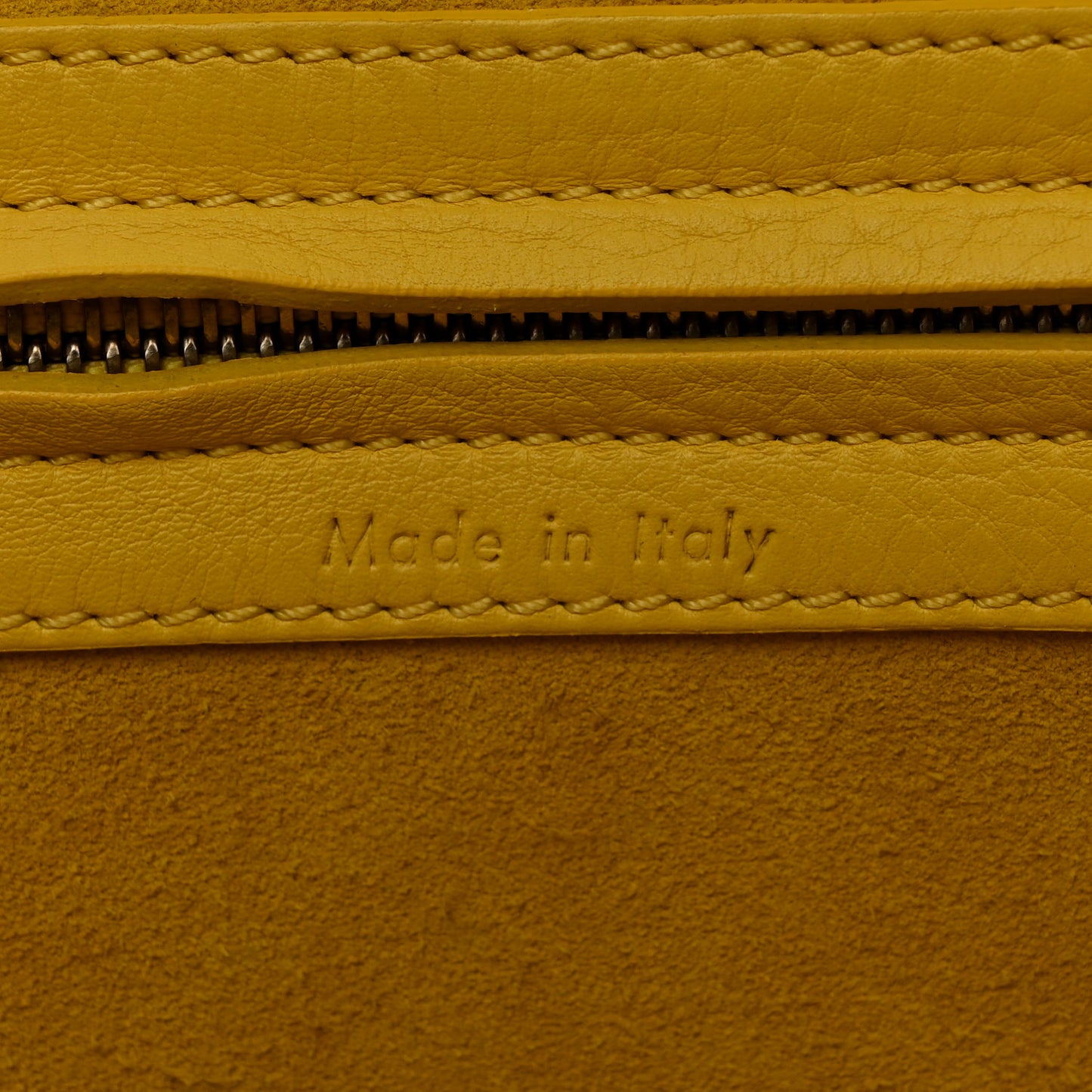 Supple Calfskin Large Phantom Luggage Sun Yellow