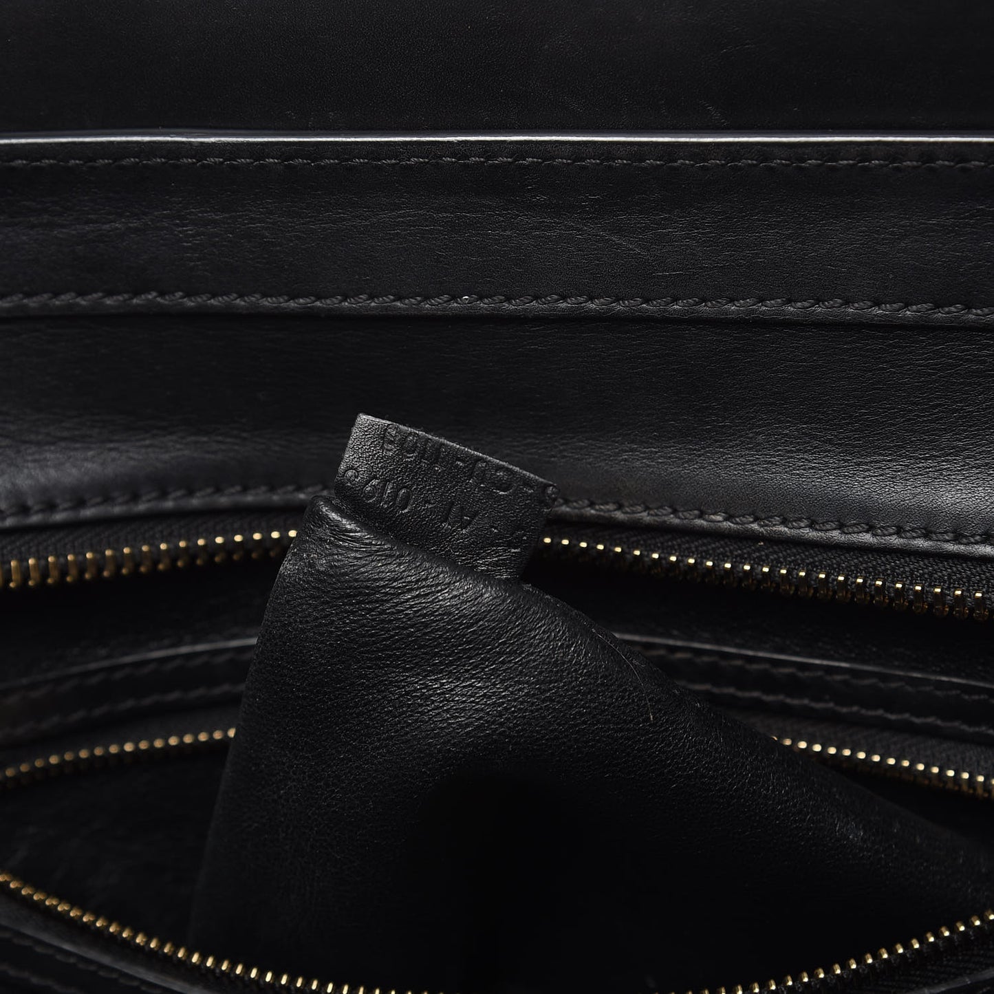 Smooth Calfskin Mini Luggage Black