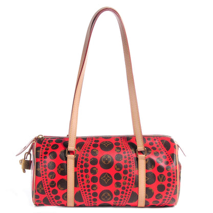 Louis Vuitton Monogram Kusama Pumpkin Dots Papillon 30 Red 1 of 8