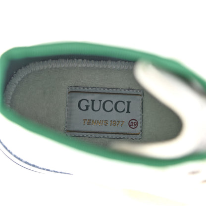 Gucci Jacquard Mini GG Monogram Web Womens 1977 Tennis High Top Sneakers 39 White 7 of 7