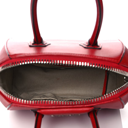 Givenchy Sugar Goatskin Mini Antigona Dark Red 5 of 9