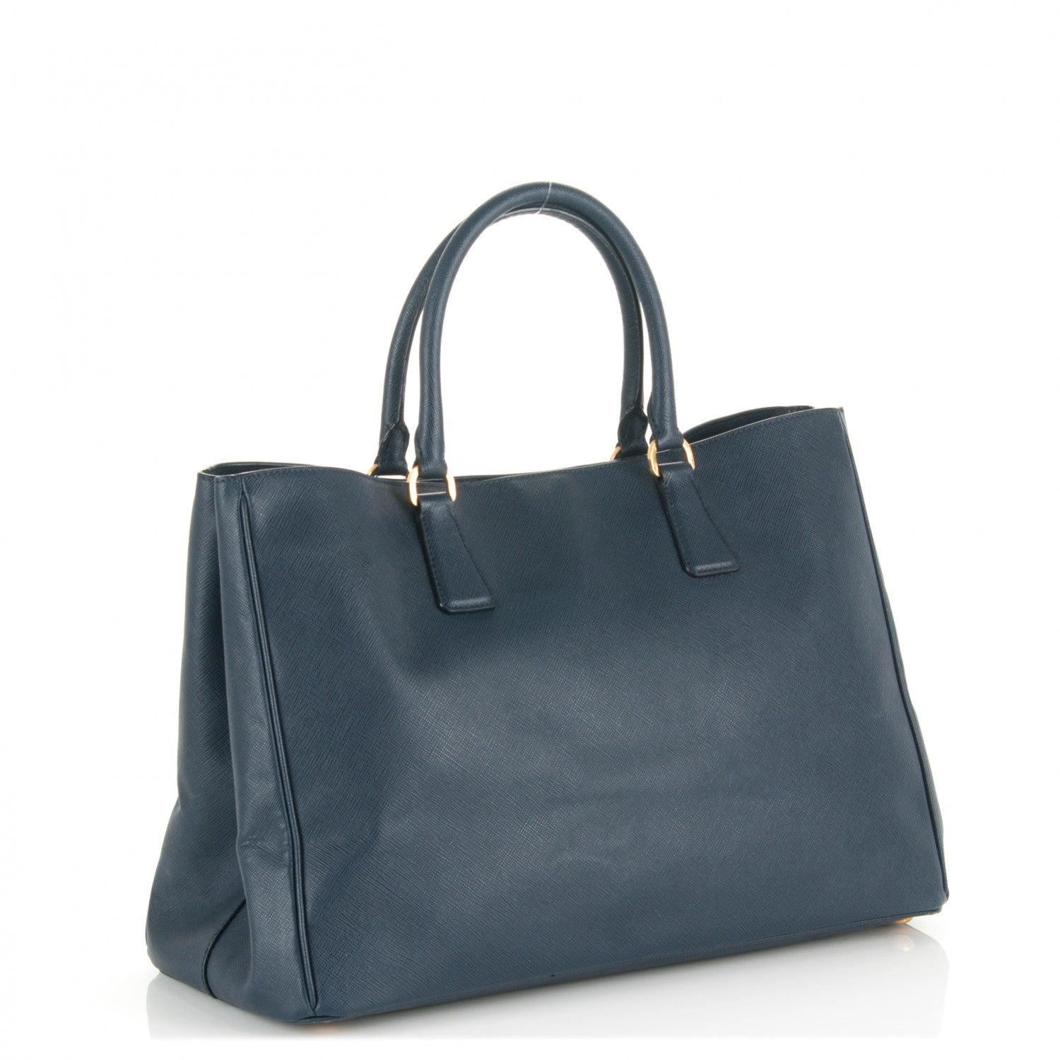 Prada Saffiano Lux Large Tote Baltico 3 of 9