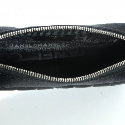 Chanel Satin Square Quilted Lipstick Charm Cosmetic Case Black 7 of 8