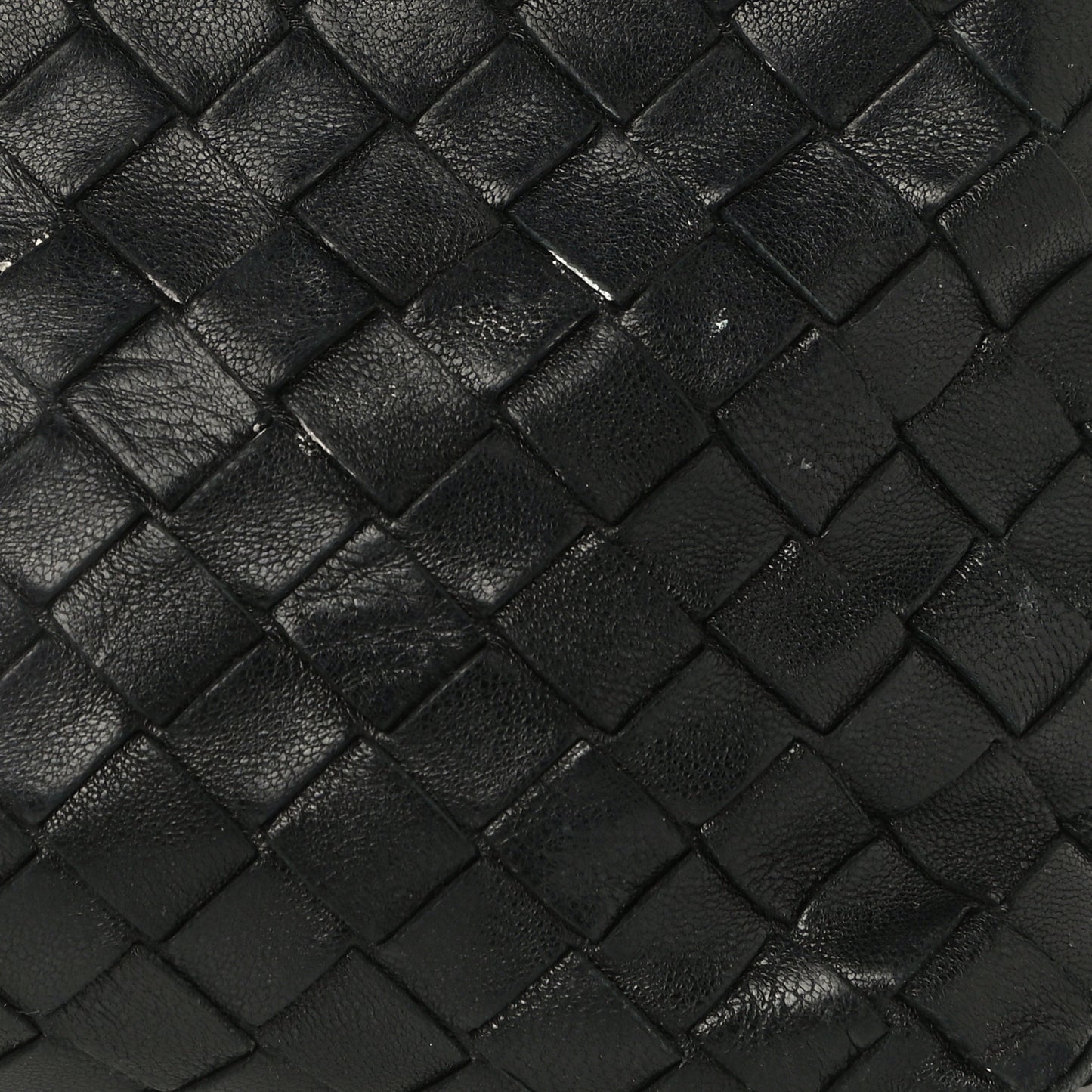 Nappa Intrecciato Mini Shoulder Bag Black
