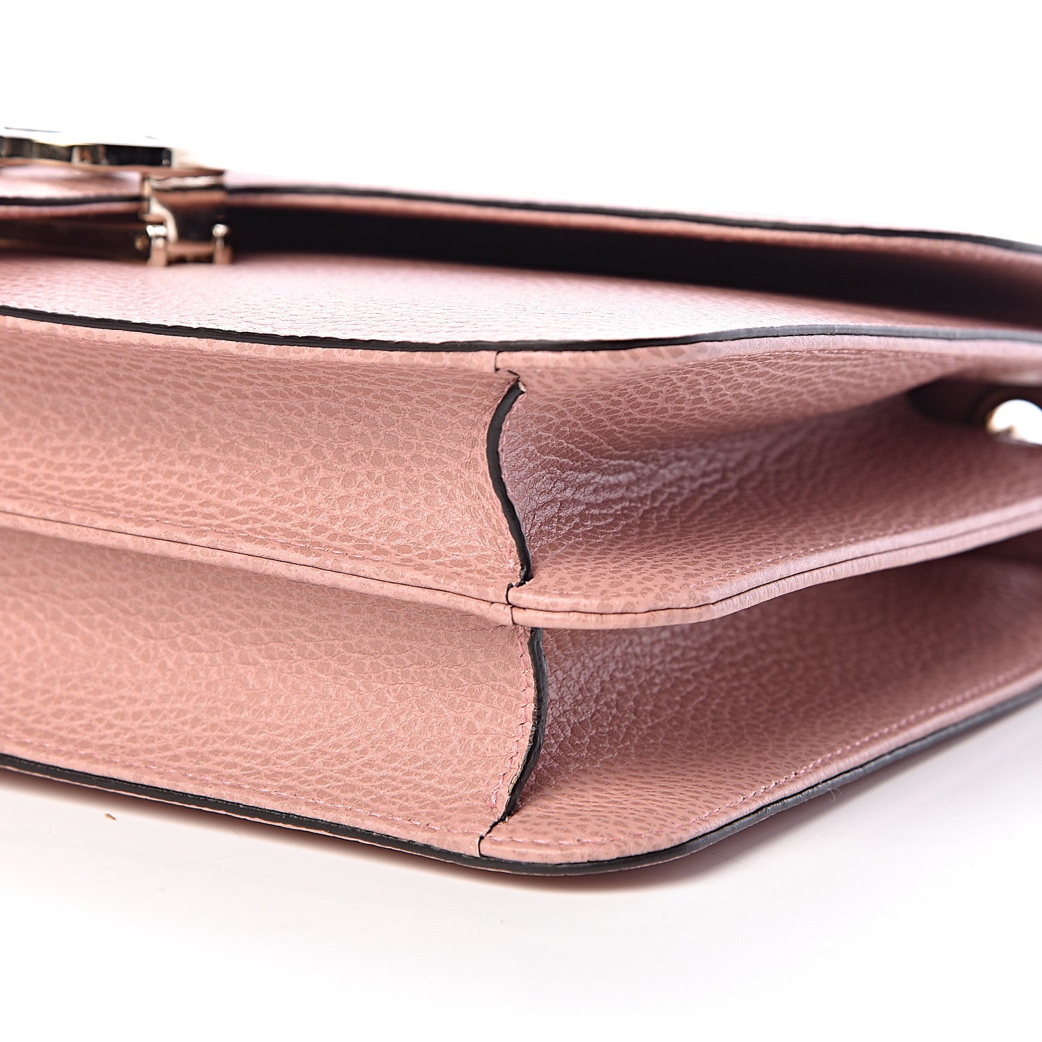 Gucci Dollar Calfskin Interlocking G Shoulder Bag Soft Pink 9 of 11