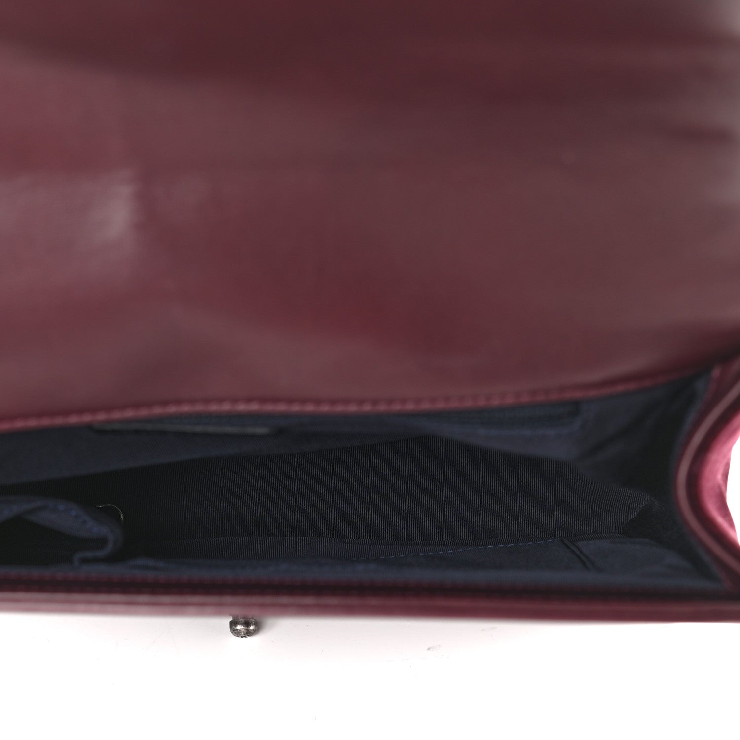 Chanel Velvet Tweed Large Boy Flap Burgundy 7 of 9