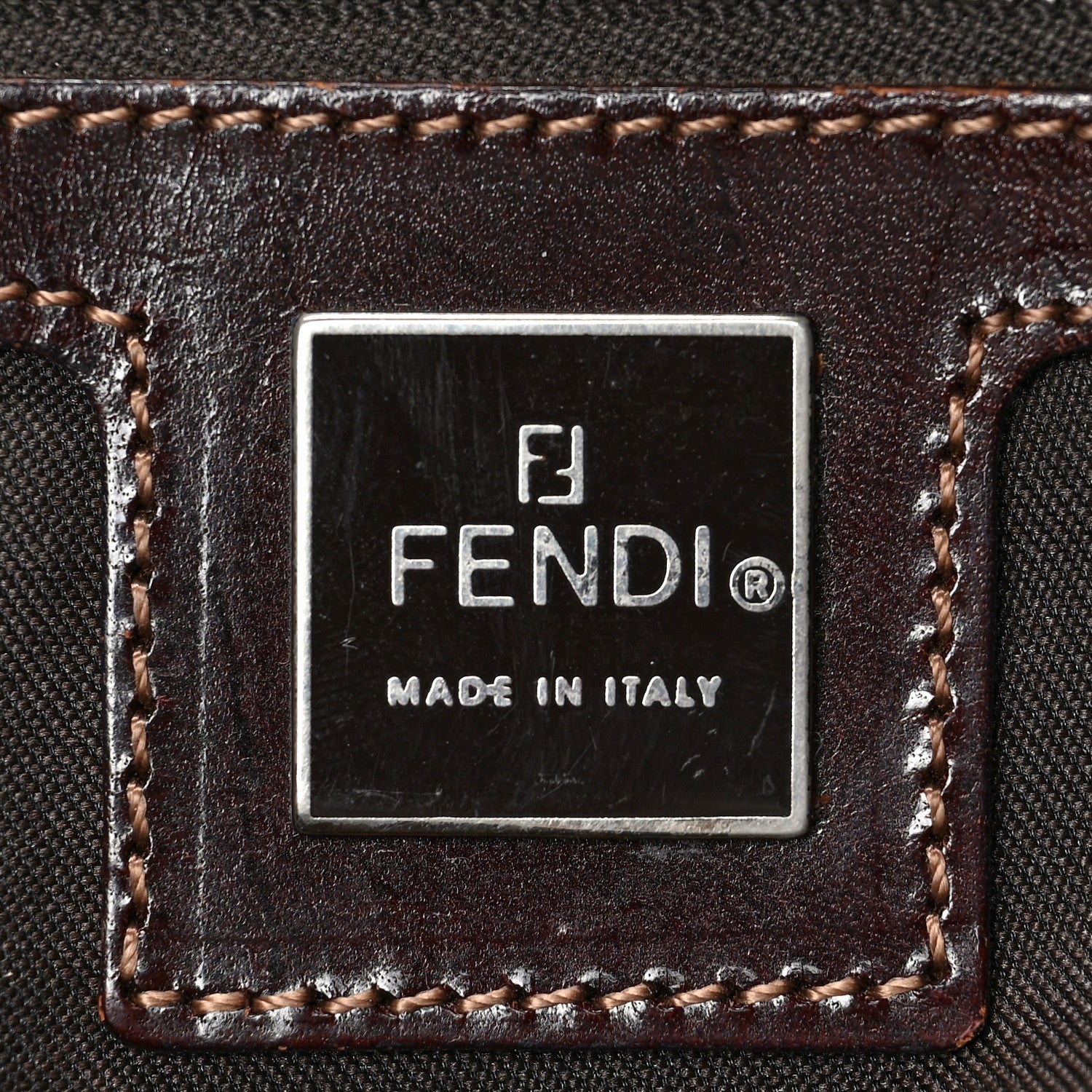 Fendi Zucca Pochette Tobacco 6 of 7
