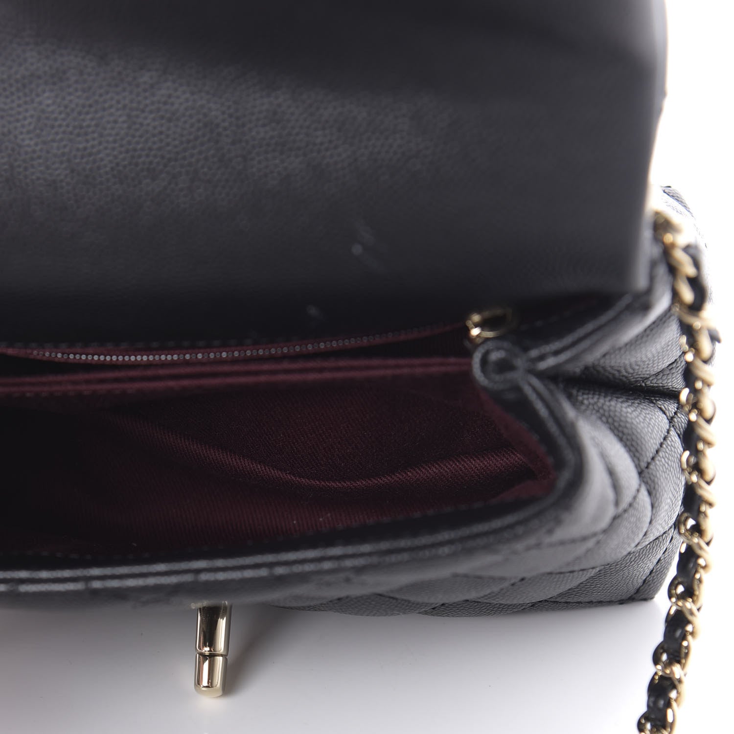 Chanel Caviar Quilted Extra Mini Coco Handle Flap Black 5 of 11