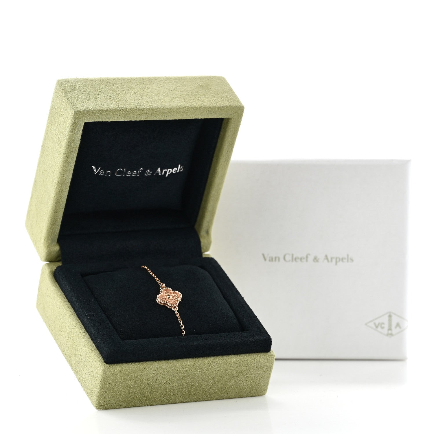 Van Cleef & Arpels 18K Rose Gold Sweet Alhambra Bracelet 5 of 5
