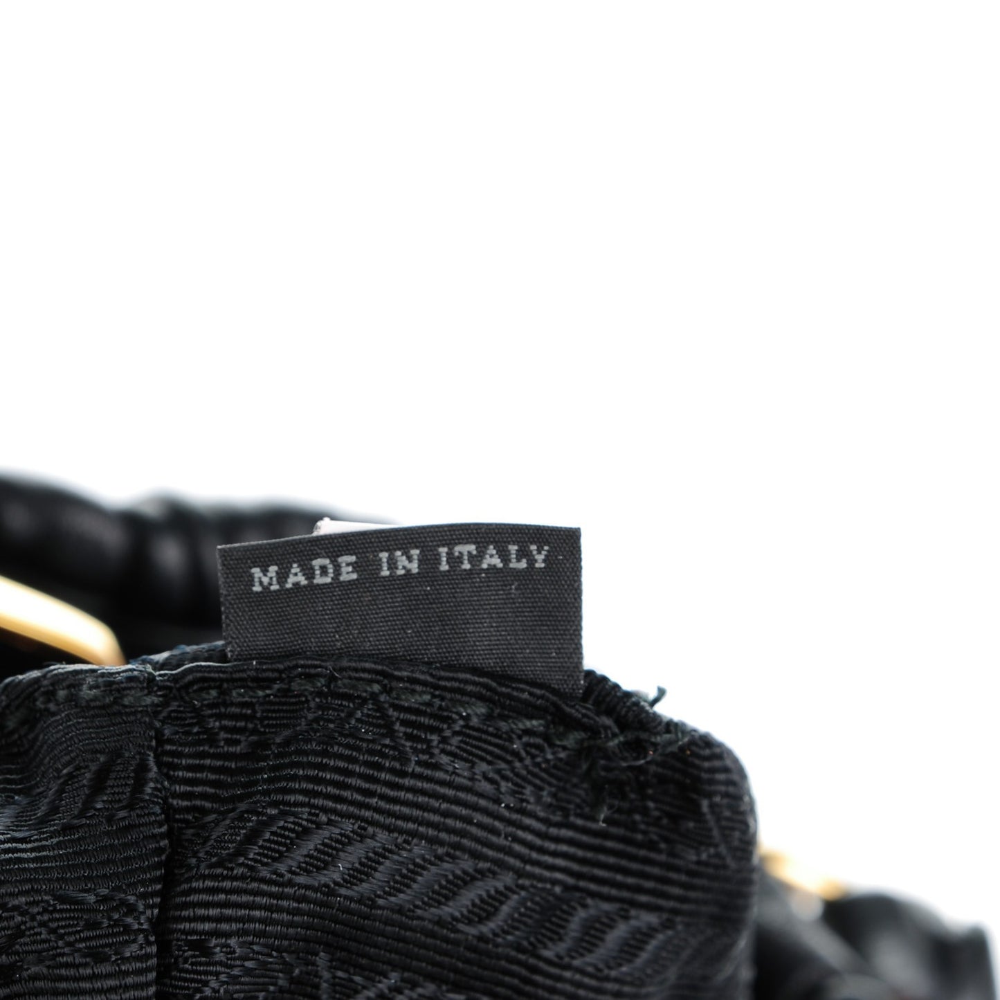 Nappa Gaufre Mini Crossbody Nero Black
