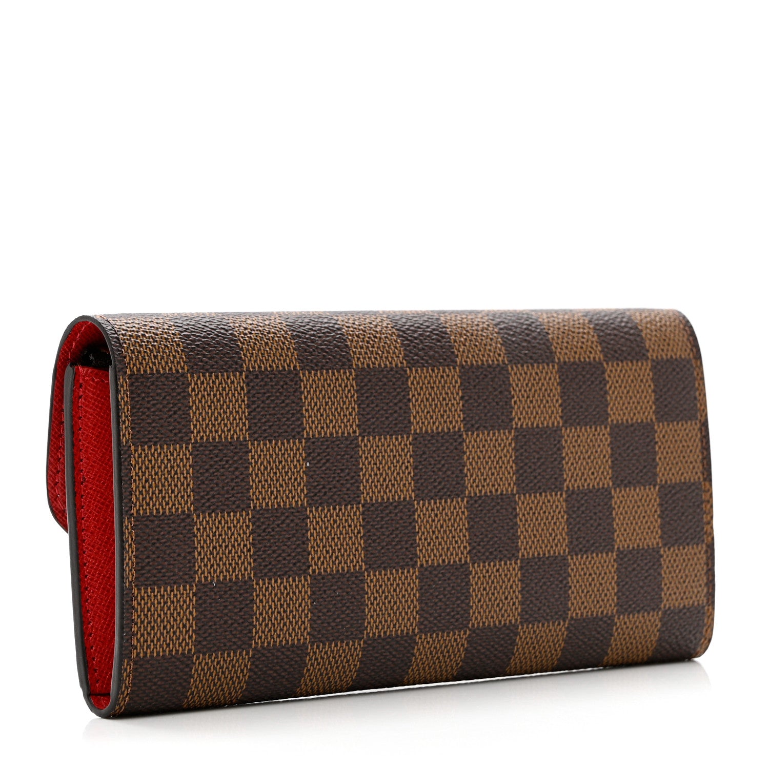 Louis Vuitton Damier Ebene Emilie Wallet Red 3 of 6