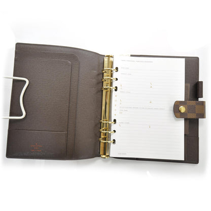 Louis Vuitton Damier Ebene Large Ring Agenda 5 of 7