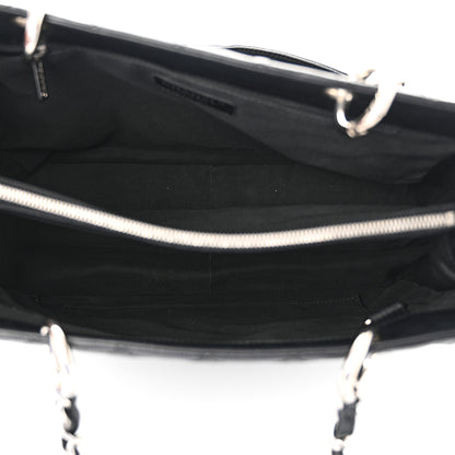 Chanel Caviar Quilted Grand Shopping Tote GST Black 4 of 14