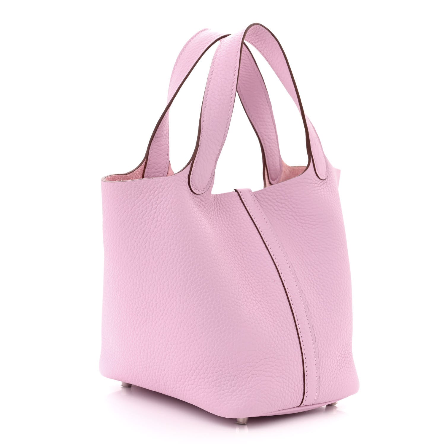 Hermes Taurillon Clemence Picotin Lock 18 PM Mauve Sylvestre 3 of 11