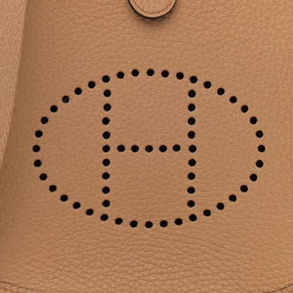Hermes Taurillon Clemence Amazone Evelyne TPM Chai 8 of 11