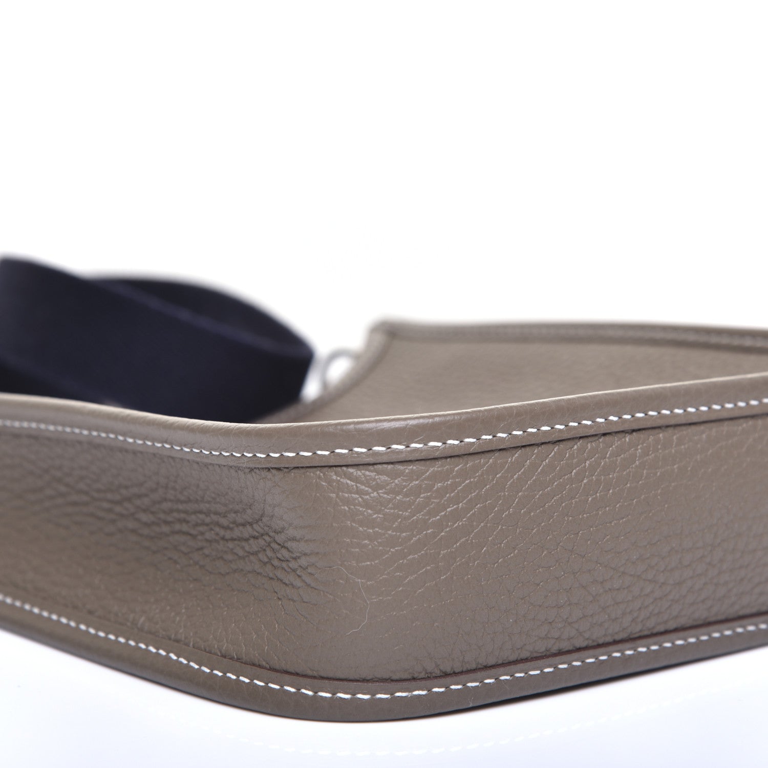 Hermes Taurillon Clemence Amazone Evelyne TPM Etoupe Bleu Indigo 6 of 10