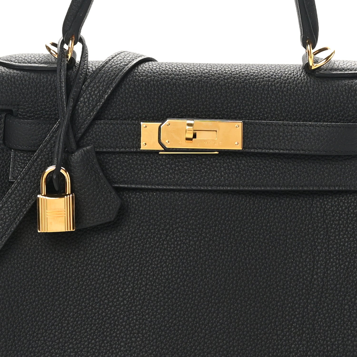 Hermes Togo Kelly Retourne 28 Black 8 of 10