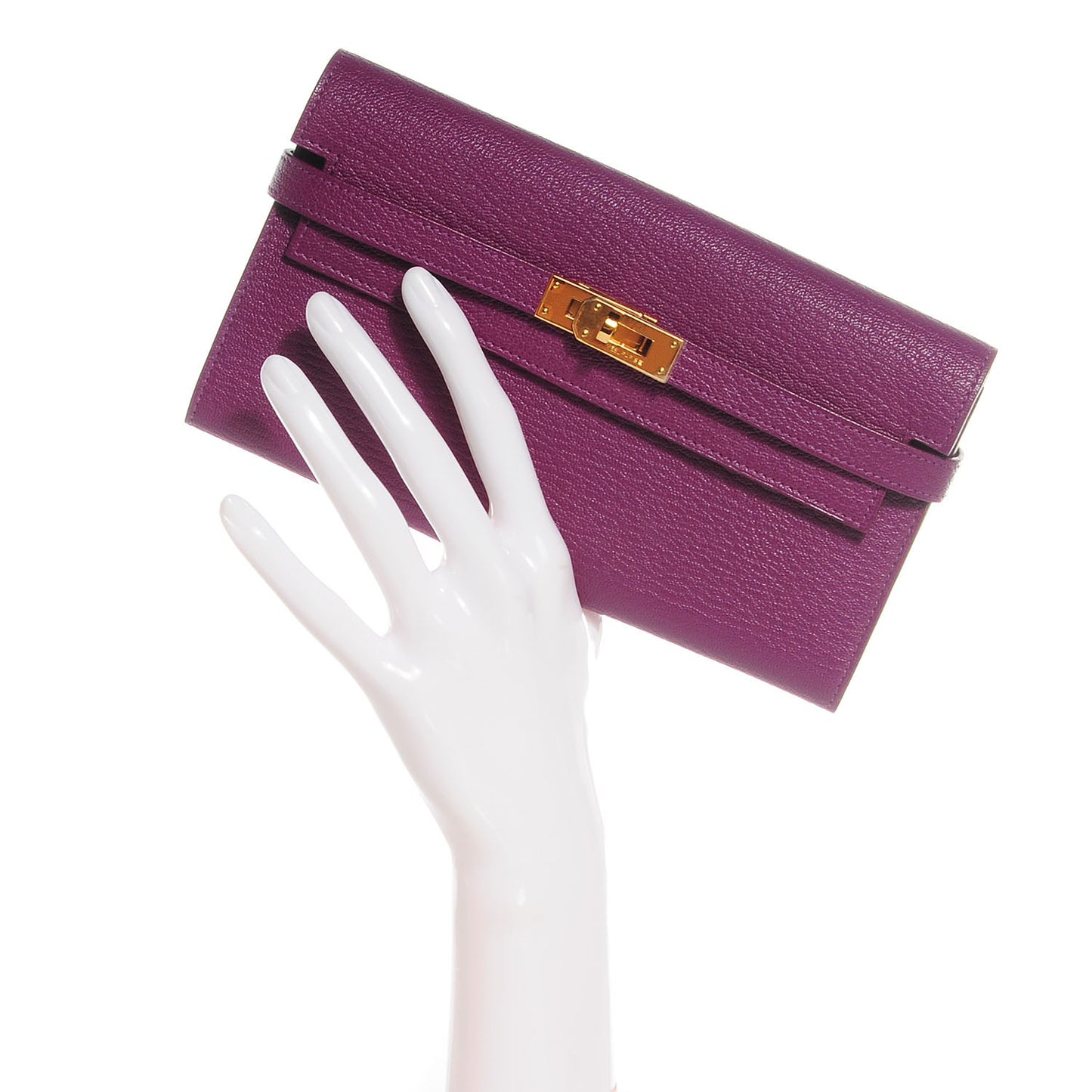 Chevre Mysore Kelly Longue Wallet Anemone