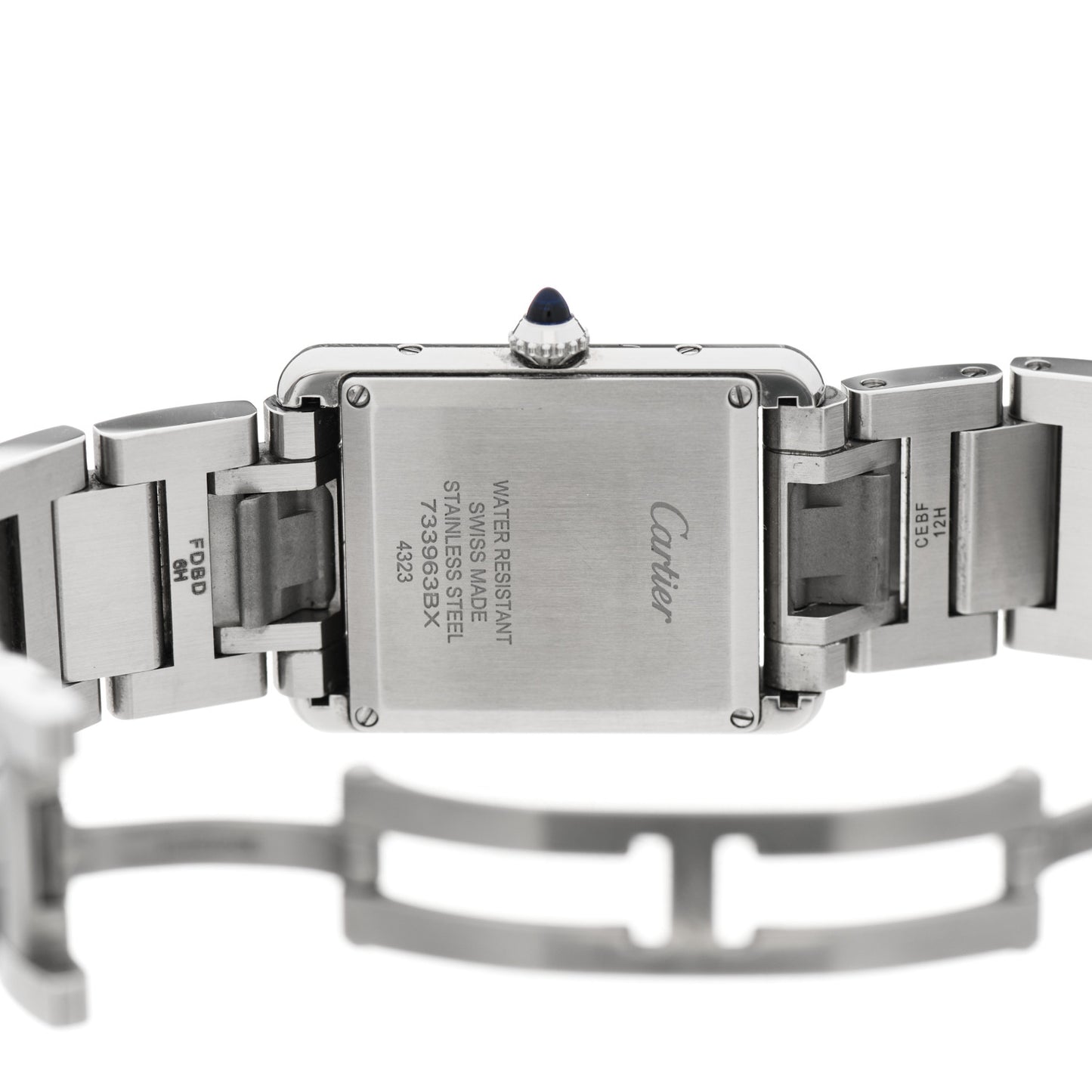 Stainless Steel 25mm Must de Cartier Tank Quartz Watch
