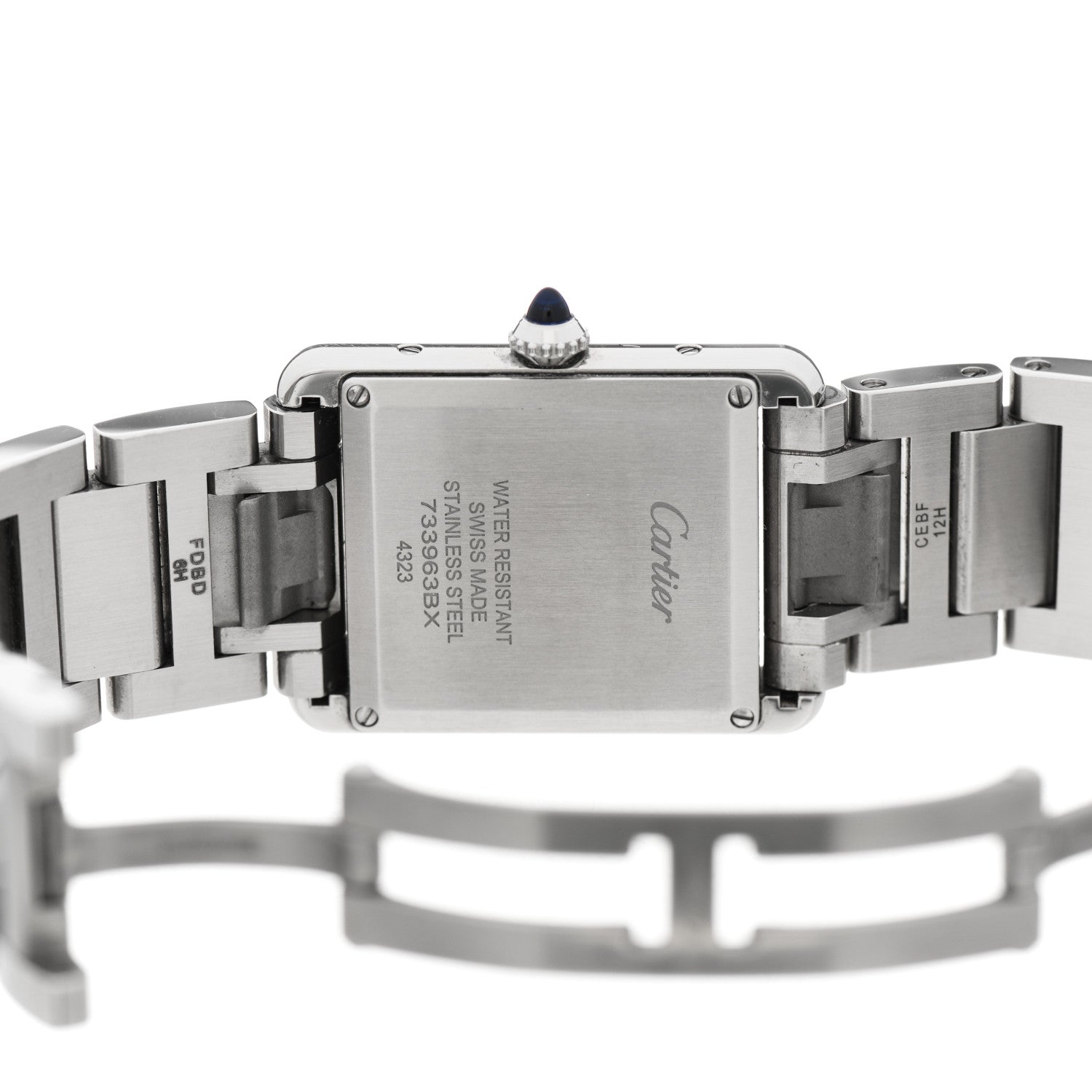 Cartier Stainless Steel 25mm Must de Cartier Tank Quartz Watch 4 of 6
