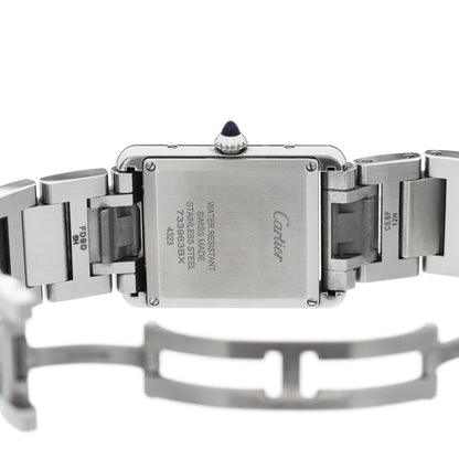 Cartier Stainless Steel 25mm Must de Cartier Tank Quartz Watch 4 of 6