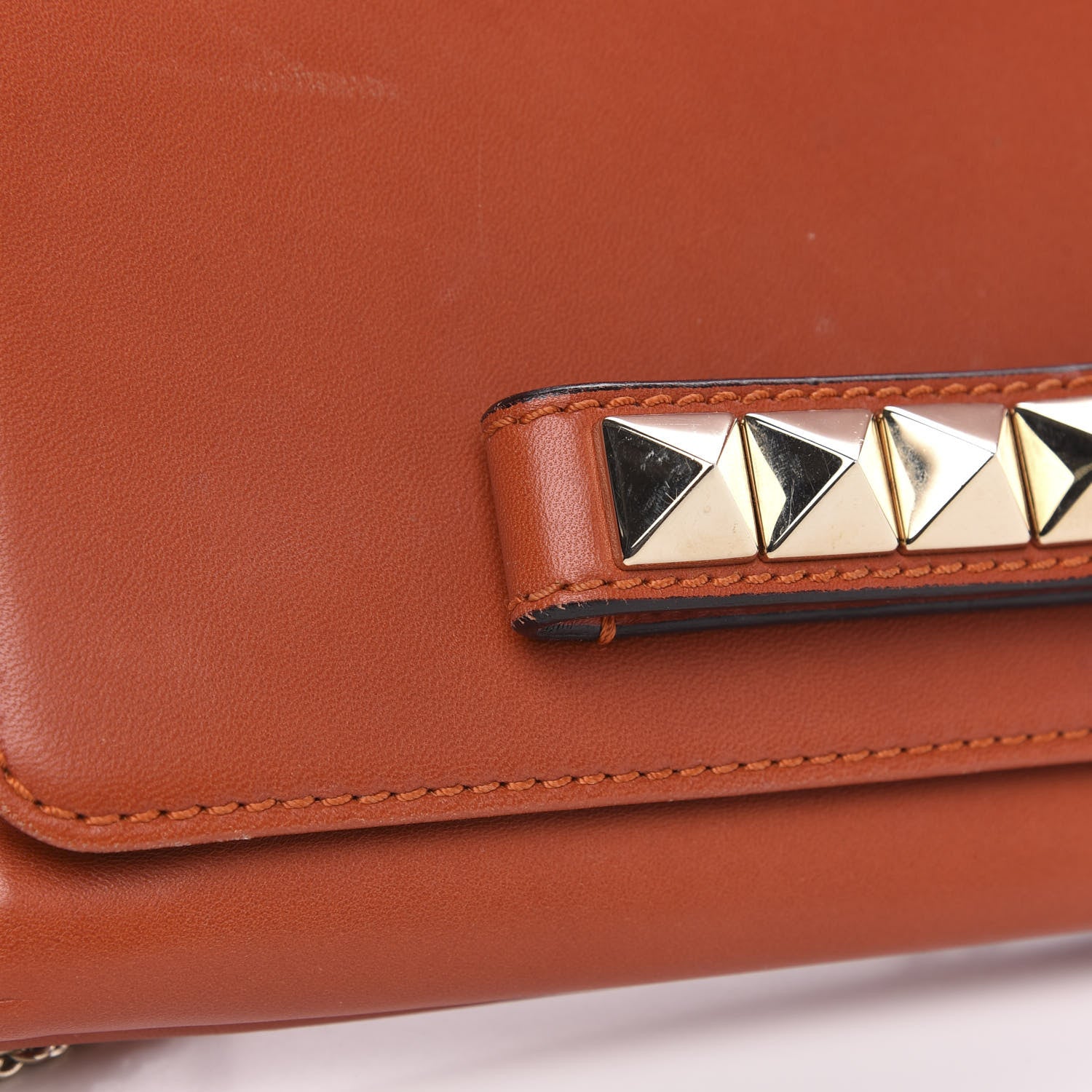 Valentino Garavani Nappa Va Va Voom Shoulder Bag Orange 16 of 16