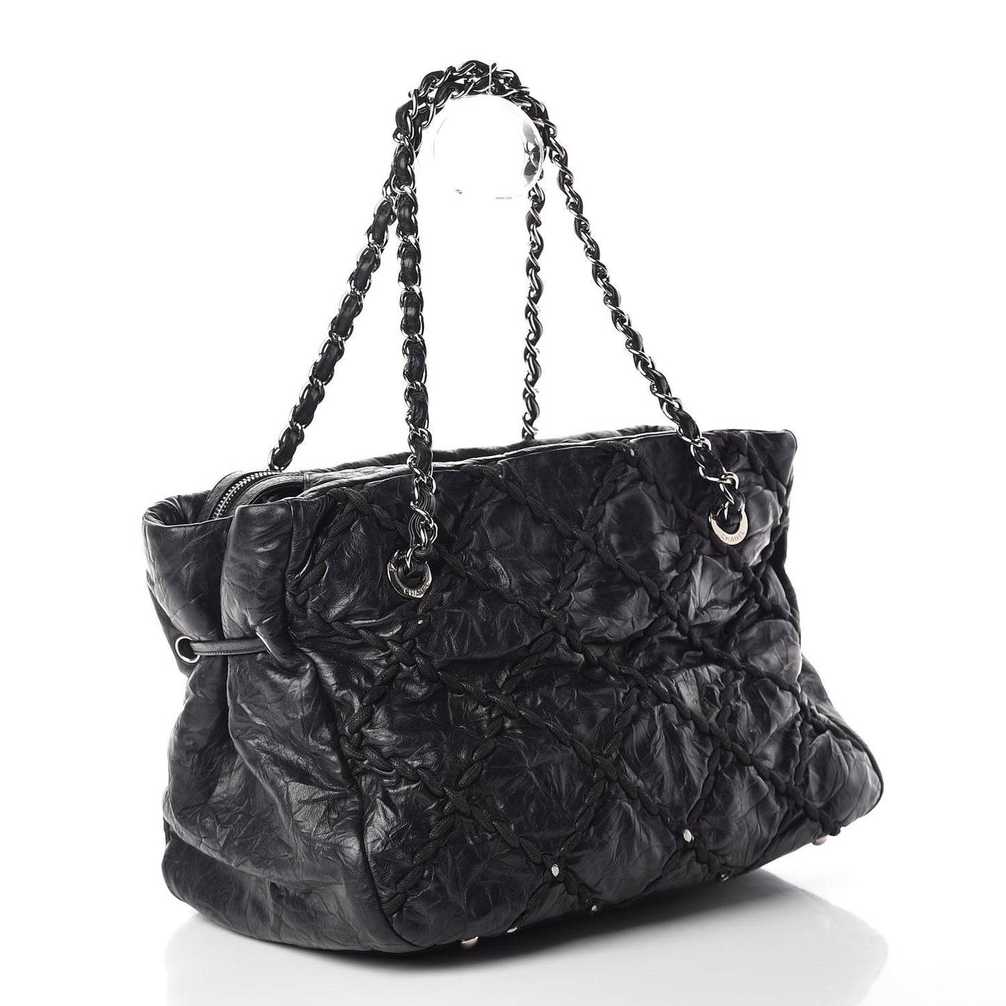 Calfskin Ultra Stitch Tote Black