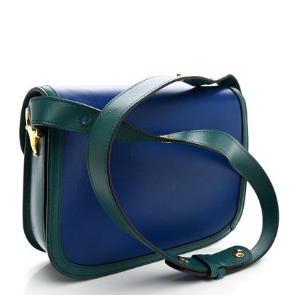 Gucci Azalea Calfskin Horsebit 1955 Shoulder Bag Imperial Blue Pavone 3 of 11