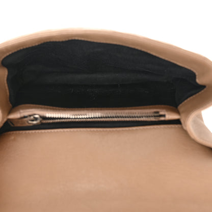 Saint Laurent Sheepskin Matelasse Chevron Monogram Medium College Bag Fard 5 of 15