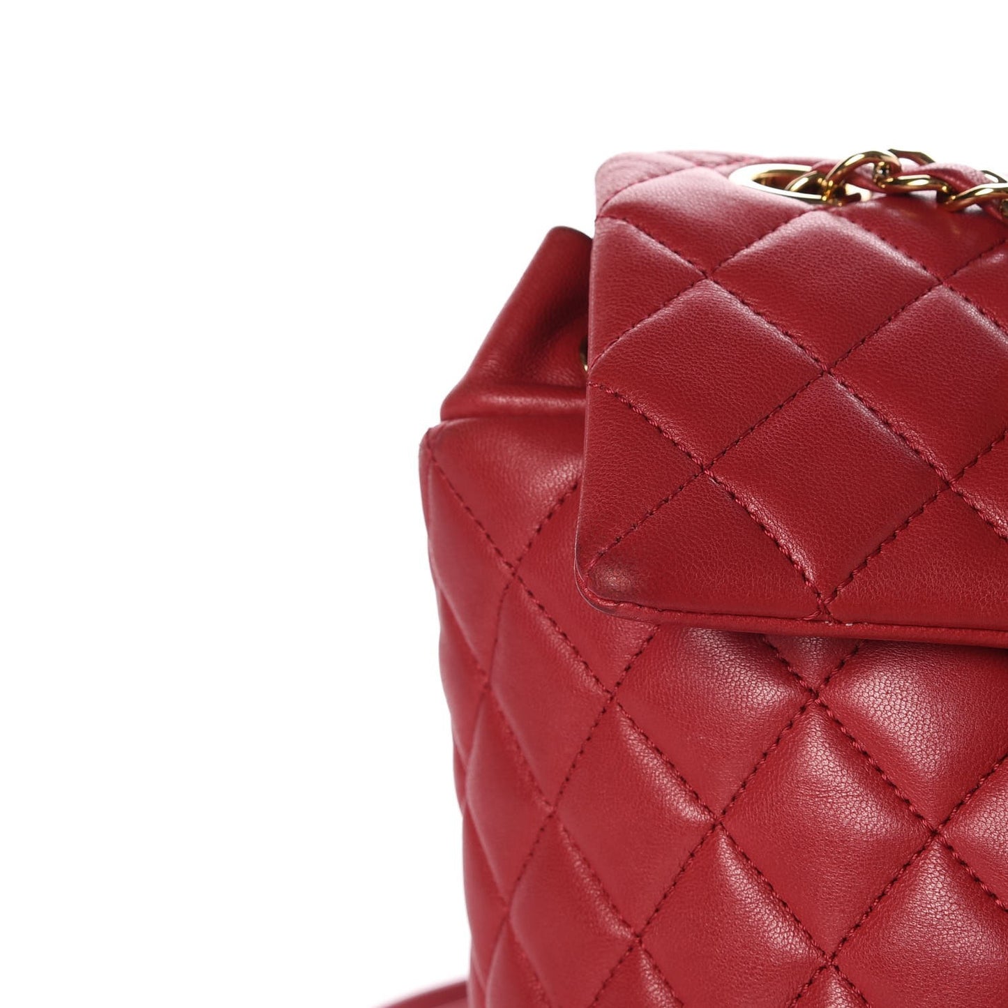 Lambskin Quilted Small Urban Spirit Backpack Dark Pink