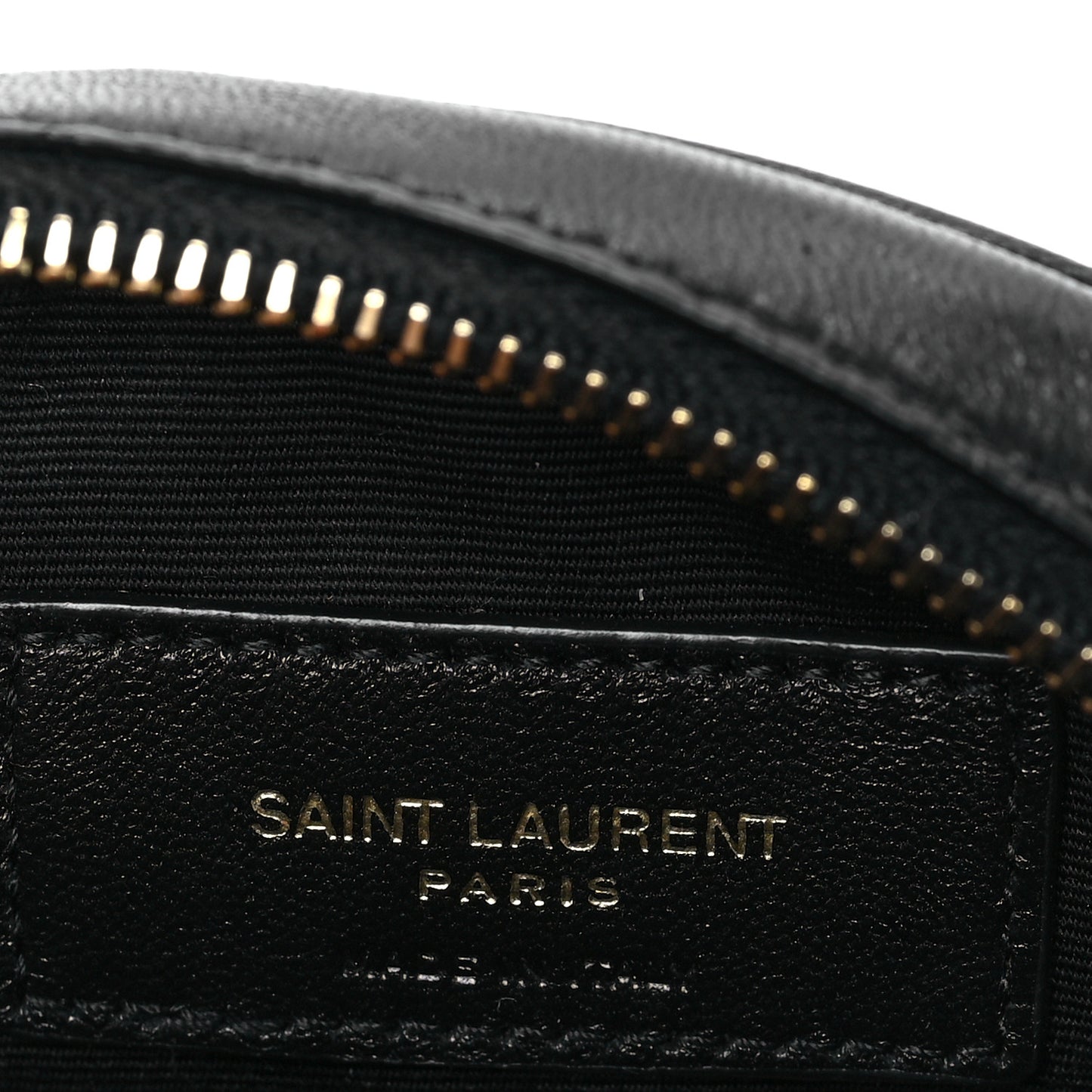 Lambskin Quilted Lolita Cosmetic Pouch Black