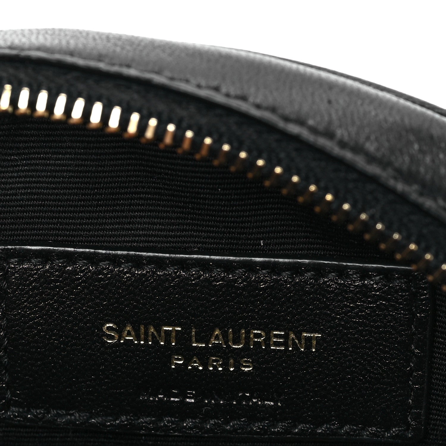 Saint Laurent Lambskin Quilted Lolita Cosmetic Pouch Black 6 of 7