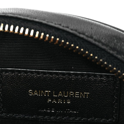 Saint Laurent Lambskin Quilted Lolita Cosmetic Pouch Black 6 of 7