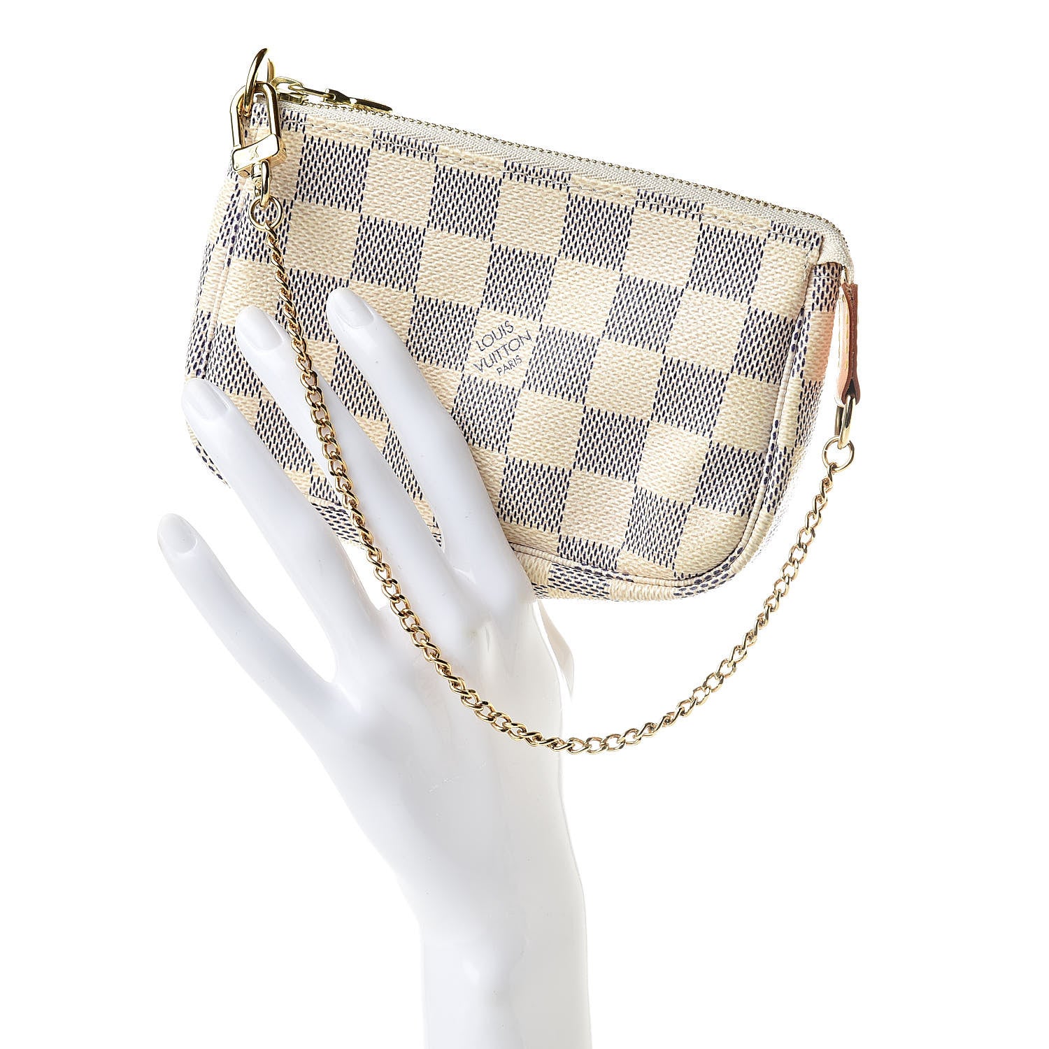 Louis Vuitton Damier Azur Mini Pochette Accessories 2 of 10