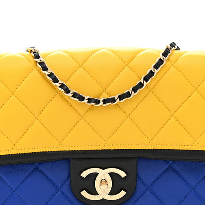 Chanel Lambskin Quilted Graphic Medium Flap Multicolor 8 of 12