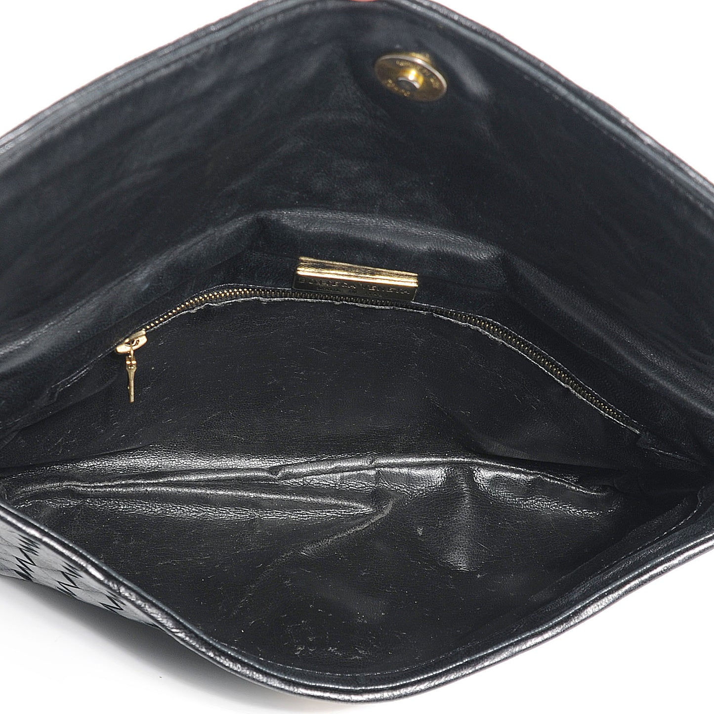 Vintage Woven Shoulder Bag Black