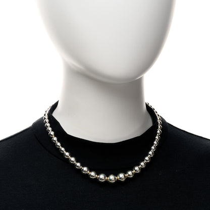 Tiffany Sterling Silver HardWear Graduated Ball Necklace 2 of 4