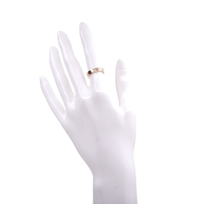 Cartier 18K Pink Gold Diamond 4mm LOVE Ring 48 4.5 2 of 5