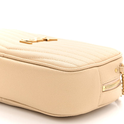 Saint Laurent Grain De Poudre Matelasse Monogram Mini Lou Camera Bag New Powder 10 of 10