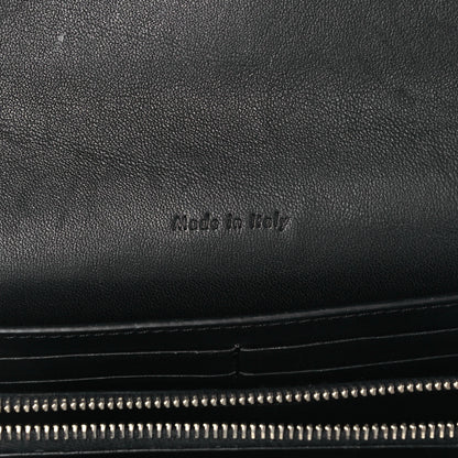 Celine Grained Calfskin Large Trotteur Multifunction Flap Wallet Black 6 of 9