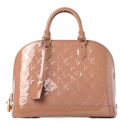 Louis Vuitton Vernis Alma PM Rose Velours 1 of 4