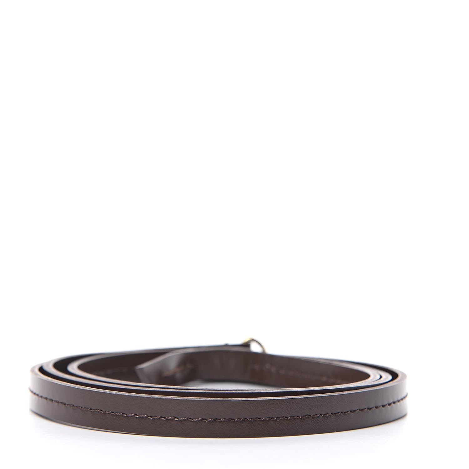 Louis Vuitton Calfskin 12mm Favorite Long Strap Brown 2 of 3