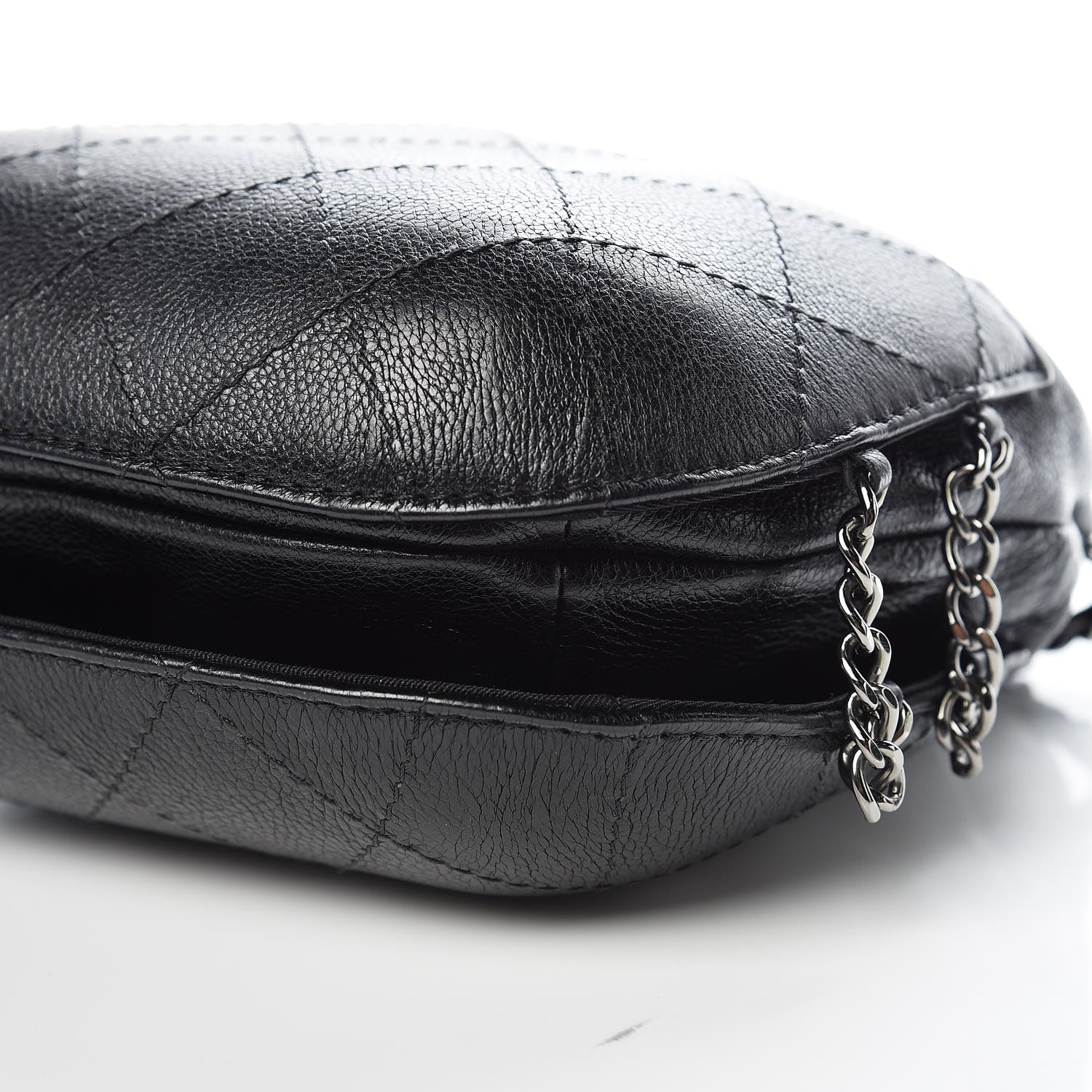 Chanel Calfskin Quilted Small Gabrielle Bucket Black 6 of 11