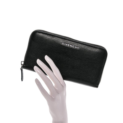 Givenchy Sugar Goatskin Pandora Zip Around Wallet Black 2 of 7