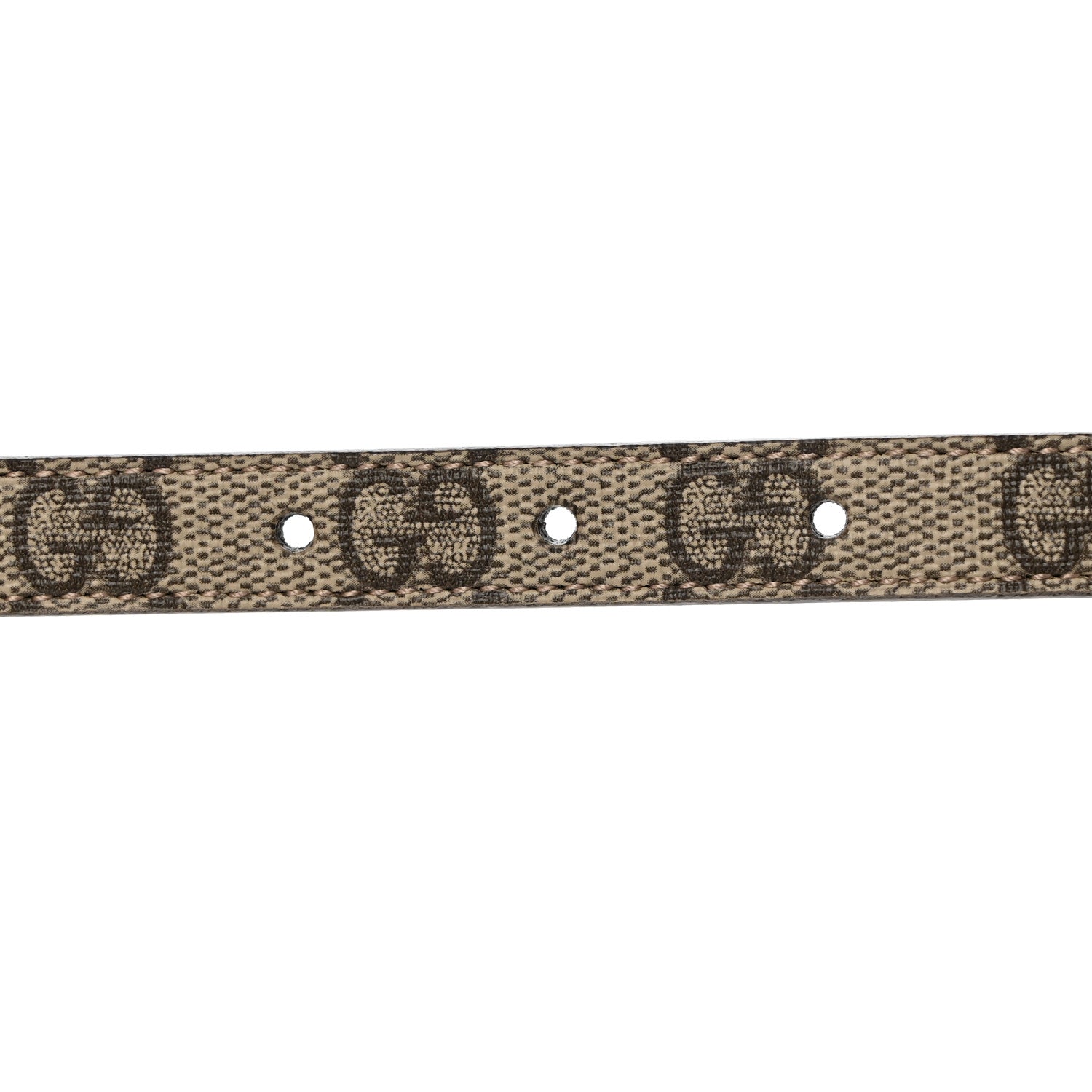 Gucci GG Supreme Monogram Jackie 1961 15mm Belt 80 32 Beige Brown 4 of 5
