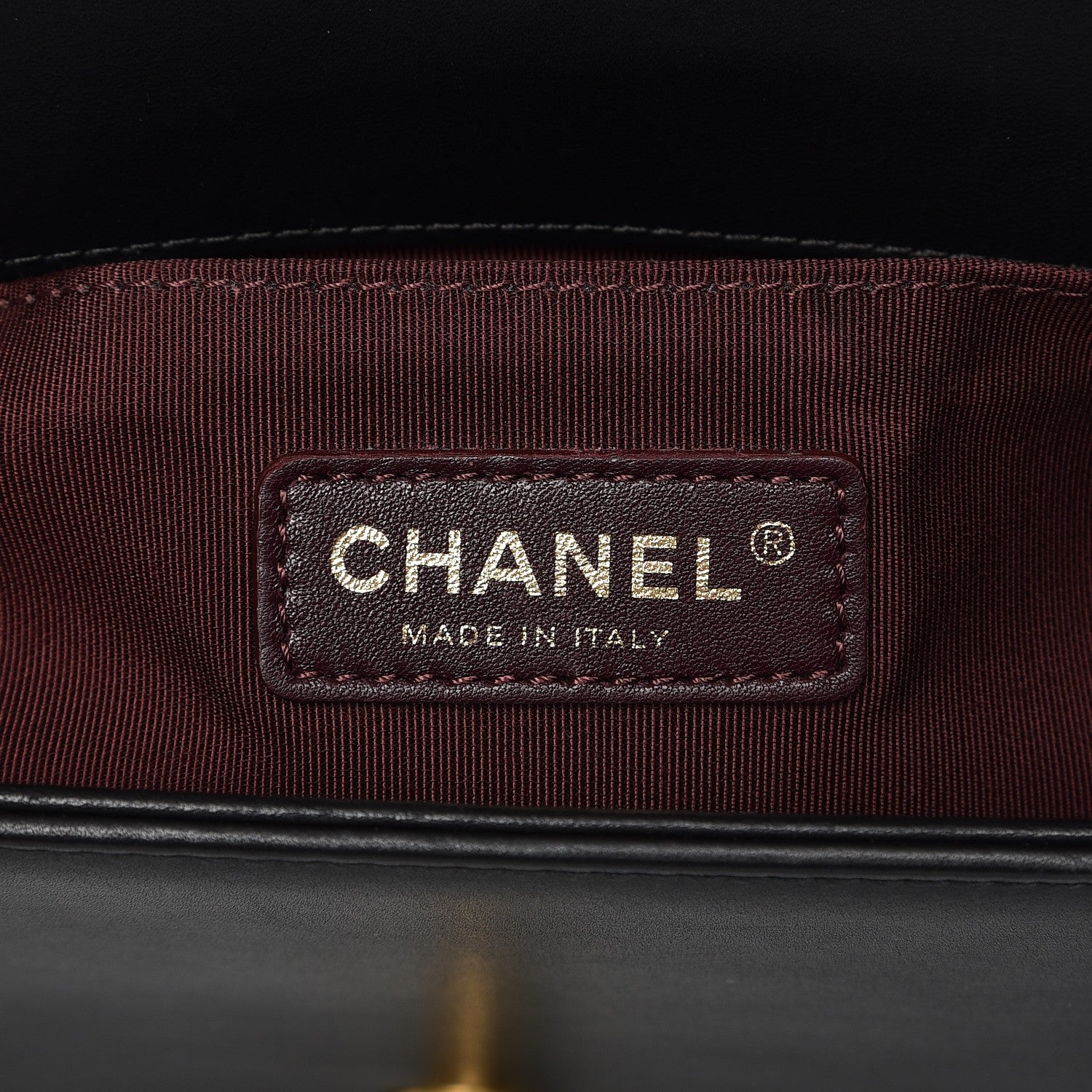 Chanel Caviar Suede Calfskin Chevron Medium Boy Flap Black 6 of 9